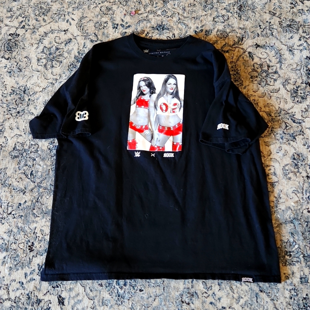 Limited Edition WWE x ROOK Bella Twins Tshirt